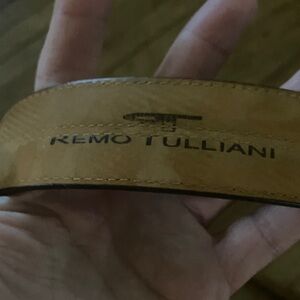 Remo Tulliani Camel Leather Belt